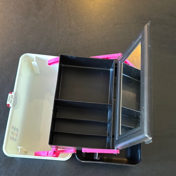 Vintage 1990s Caboodles Black and White Organizer with Colorful Logo - Picture 10 of 10